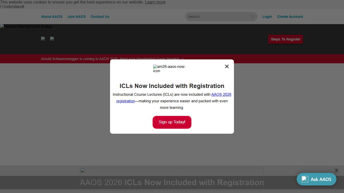 AAOS Annual Meeting Orthopaedic Education, Innovation & Networking